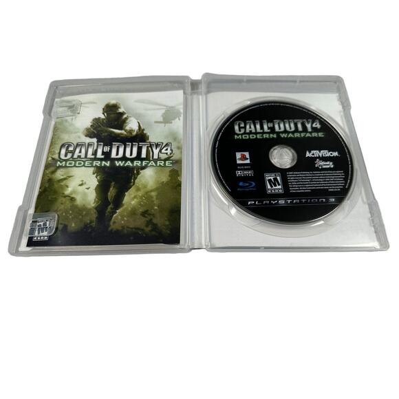 Call of Duty 4: Modern Warfare (Sony PlayStation 3, 2007) Authentic, CIB, Tested - Picture 2 of 3